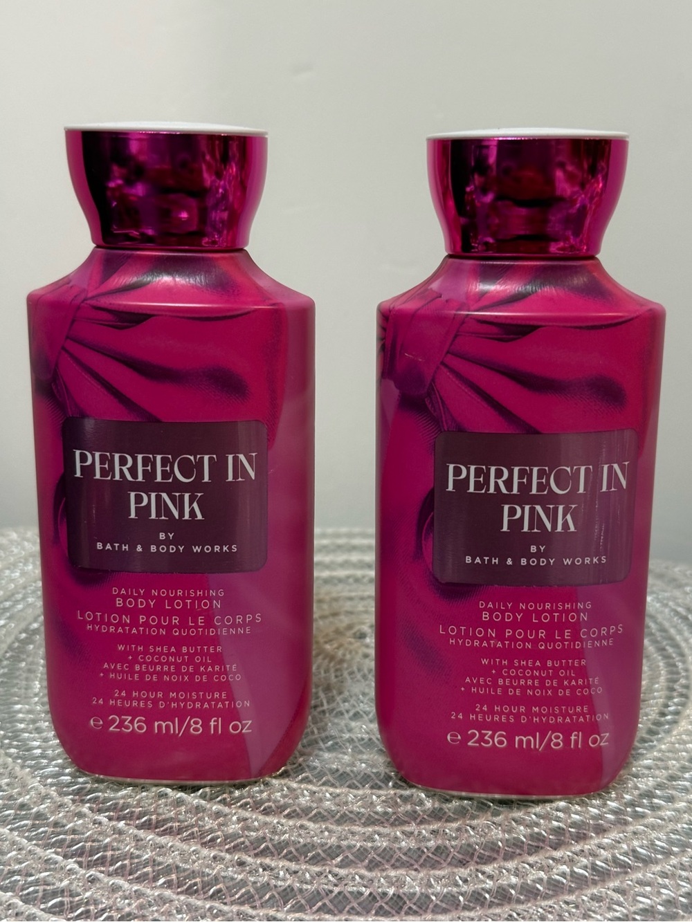 BBW Perfect in Pink Body Lotion Set of 2 NWT